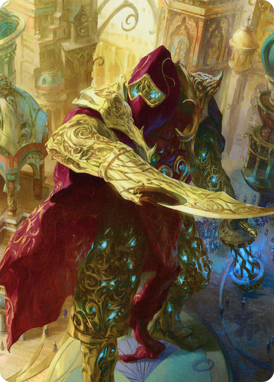 Baral, Chief of Compliance // Baral, Chief of Compliance (AMOM-068) - March of the Machine Art Series (Borderless) - Premium MTG Single from Wizards of the Coast - Just $0! Shop now at Game Crave Tournament Store