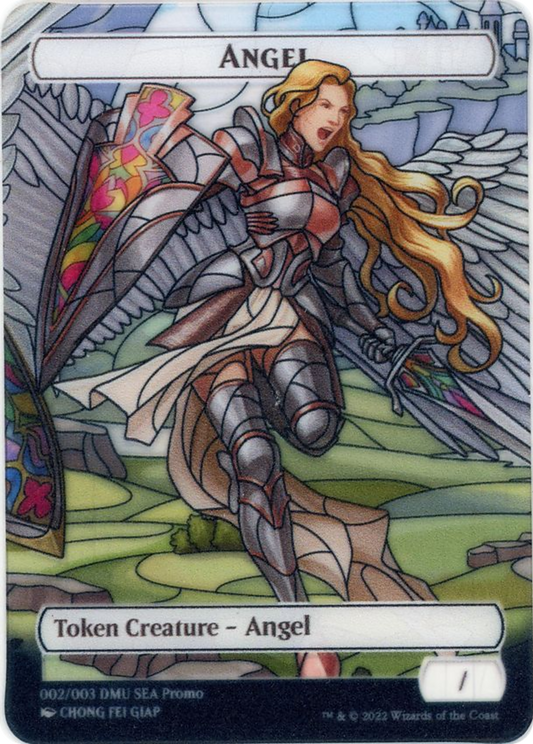 Angel (PTDMU-002) - Dominaria United Southeast Asia Tokens: (Full Art) - Premium MTG Single from Wizards of the Coast - Just $0! Shop now at Game Crave Tournament Store