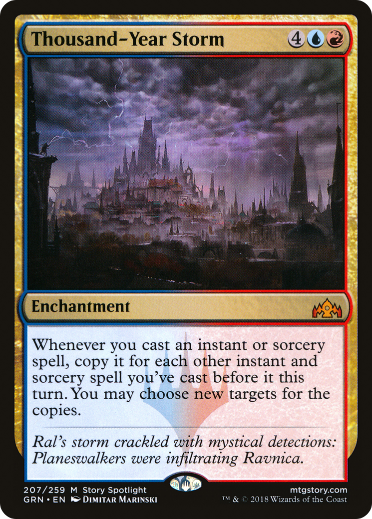 Thousand-Year Storm (GRN-207) - Guilds of Ravnica - Premium MTG Single from Wizards of the Coast - Just $0.22! Shop now at Game Crave Tournament Store