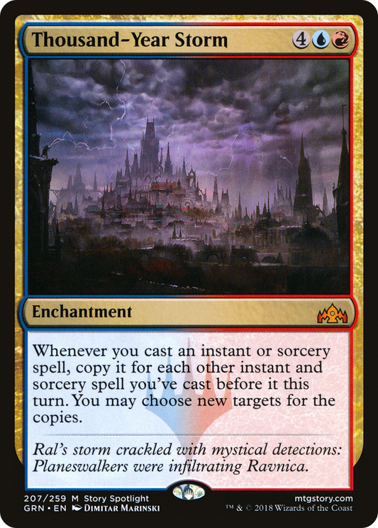 Thousand-Year Storm (GRN-207) - Guilds of Ravnica - Premium MTG Single from Wizards of the Coast - Just $0.22! Shop now at Game Crave Tournament Store