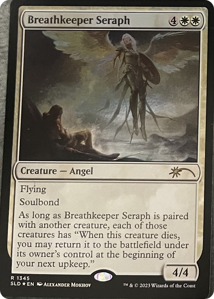 Breathkeeper Seraph (SLD-1345) - Secret Lair Drop Foil - Premium MTG Single from Wizards of the Coast - Just $0.72! Shop now at Game Crave Tournament Store