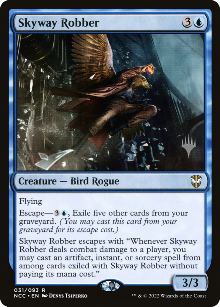 Skyway Robber (PNCC-31P) - New Capenna Commander Promos Foil - Premium MTG Single from Wizards of the Coast - Just $0.37! Shop now at Game Crave Tournament Store