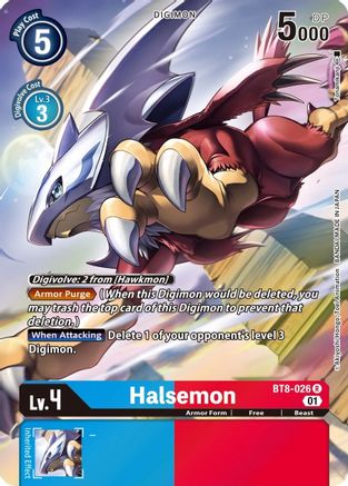 Halsemon (Alternate Art) (BT8-026) - New Awakening Foil - Premium Digimon Single from Bandai - Just $2.40! Shop now at Game Crave Tournament Store