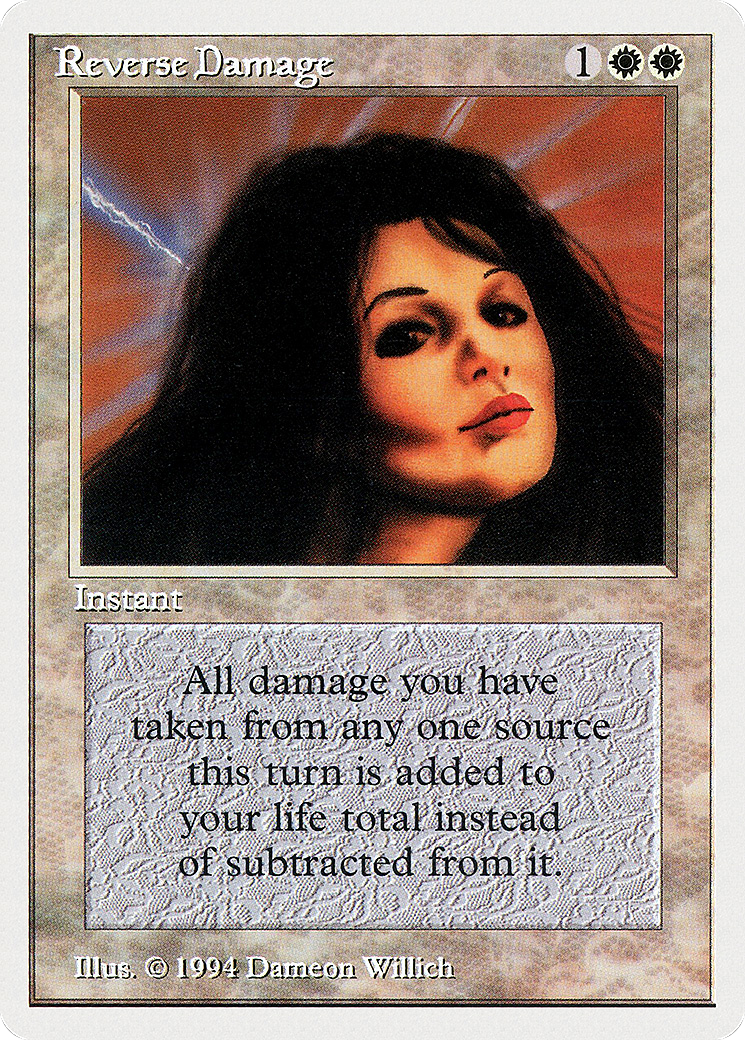 Reverse Damage (SUM-035) - Summer Magic / Edgar - Premium MTG Single from Wizards of the Coast - Just $0! Shop now at Game Crave Tournament Store