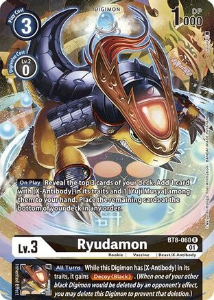 Ryudamon (Alternate Art) (BT8-060) - New Awakening Foil - Premium Digimon Single from Bandai - Just $6.86! Shop now at Game Crave Tournament Store