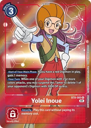 Yolei Inoue (Box Topper) (BT8-085) - New Awakening Foil - Premium Digimon Single from Bandai - Just $0.25! Shop now at Game Crave Tournament Store