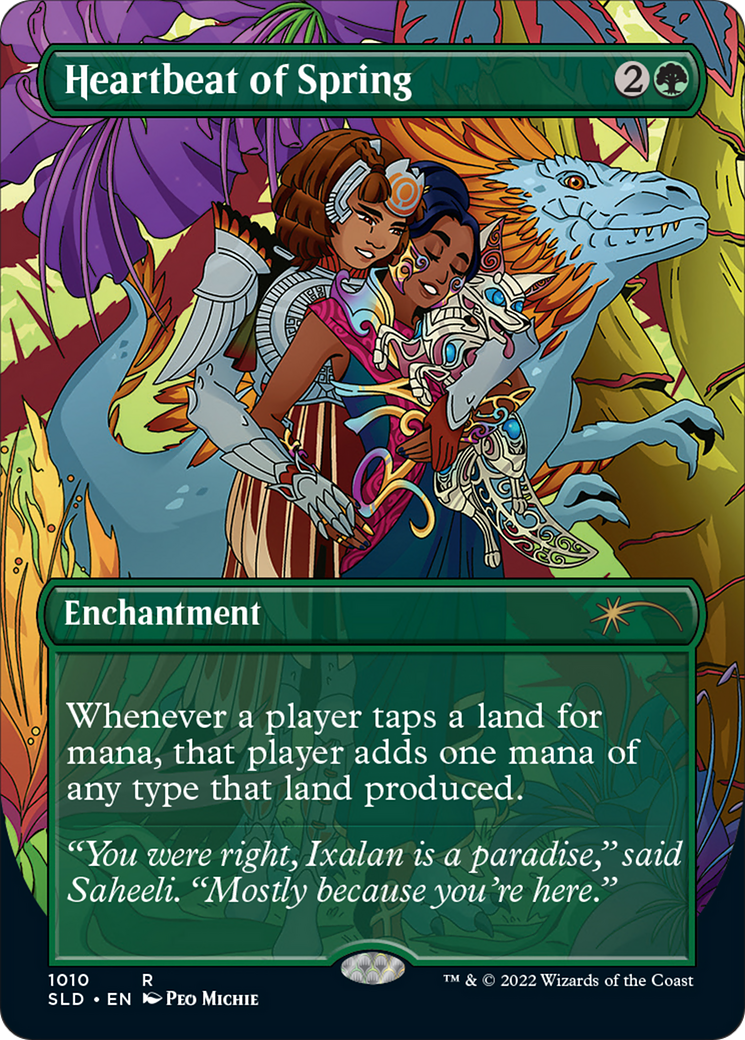 Heartbeat of Spring (SLD-1010) - Secret Lair Drop (Borderless) - Premium MTG Single from Wizards of the Coast - Just $1.12! Shop now at Game Crave Tournament Store