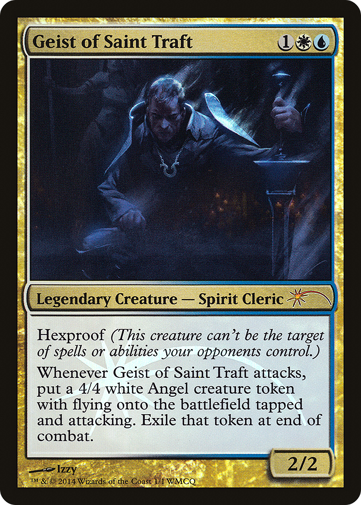 Geist of Saint Traft (PWCQ-2014) - World Magic Cup Qualifiers Foil - Premium MTG Single from Wizards of the Coast - Just $1.09! Shop now at Game Crave Tournament Store