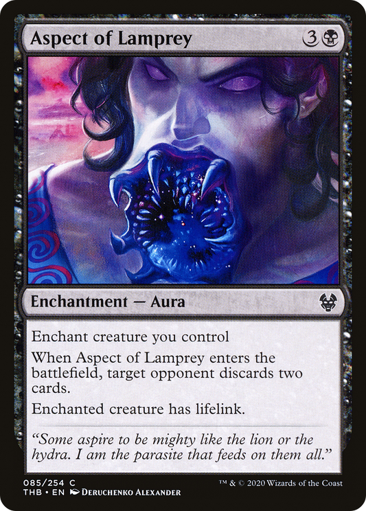 Aspect of Lamprey (THB-085) - Theros Beyond Death - Premium MTG Single from Wizards of the Coast - Just $0.08! Shop now at Game Crave Tournament Store