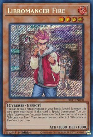 Libromancer Fire (DIFO-EN000) - Dimension Force 1st Edition - Premium Yugioh Single from Konami - Just $0.38! Shop now at Game Crave Tournament Store