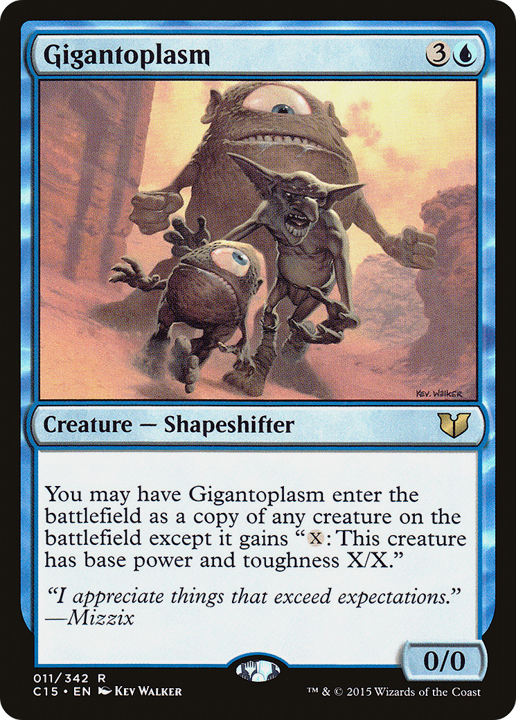 Gigantoplasm (C15-011) - Commander 2015 - Premium MTG Single from Wizards of the Coast - Just $0.08! Shop now at Game Crave Tournament Store