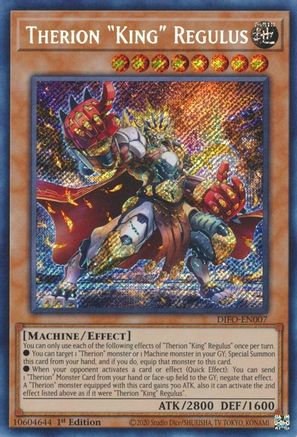 Therion "King" Regulus (DIFO-EN007) - Dimension Force 1st Edition - Premium Yugioh Single from Konami - Just $2.19! Shop now at Game Crave Tournament Store