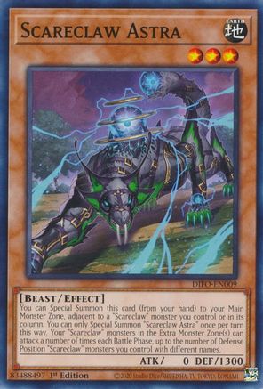 Scareclaw Astra (DIFO-EN009) - Dimension Force 1st Edition - Premium Yugioh Single from Konami - Just $0.25! Shop now at Game Crave Tournament Store