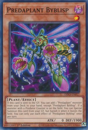 Predaplant Byblisp (DIFO-EN017) - Dimension Force 1st Edition - Premium Yugioh Single from Konami - Just $0.25! Shop now at Game Crave Tournament Store