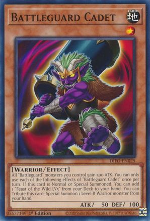 Battleguard Cadet (DIFO-EN025) - Dimension Force 1st Edition - Premium Yugioh Single from Konami - Just $0.25! Shop now at Game Crave Tournament Store