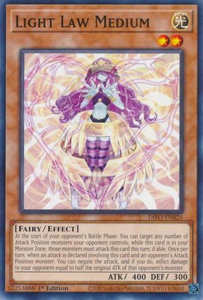 Light Law Medium (DIFO-EN026) - Dimension Force 1st Edition - Premium Yugioh Single from Konami - Just $0.25! Shop now at Game Crave Tournament Store