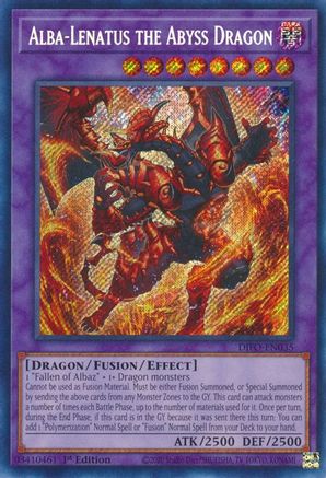 Alba-Lenatus the Abyss Dragon (DIFO-EN035) - Dimension Force 1st Edition - Premium Yugioh Single from Konami - Just $3.42! Shop now at Game Crave Tournament Store