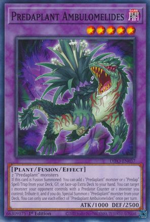 Predaplant Ambulomelides (DIFO-EN037) - Dimension Force 1st Edition - Premium Yugioh Single from Konami - Just $0.25! Shop now at Game Crave Tournament Store