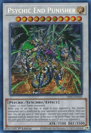 Psychic End Punisher (DIFO-EN043) - Dimension Force 1st Edition - Premium Yugioh Single from Konami - Just $0.50! Shop now at Game Crave Tournament Store
