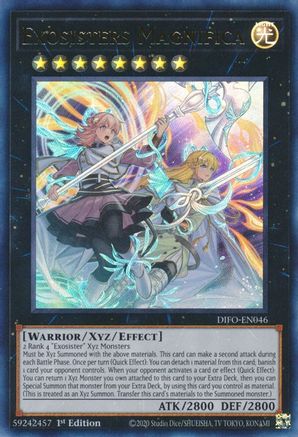 Exosisters Magnifica (DIFO-EN046) - Dimension Force 1st Edition - Premium Yugioh Single from Konami - Just $0.74! Shop now at Game Crave Tournament Store