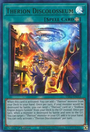Therion Discolosseum (DIFO-EN053) - Dimension Force 1st Edition - Premium Yugioh Single from Konami - Just $0.93! Shop now at Game Crave Tournament Store
