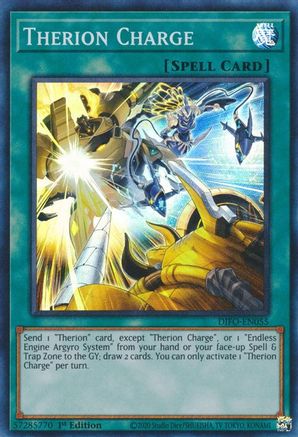 Therion Charge (DIFO-EN055) - Dimension Force 1st Edition - Premium Yugioh Single from Konami - Just $0.25! Shop now at Game Crave Tournament Store