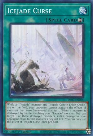 Icejade Curse (DIFO-EN056) - Dimension Force 1st Edition - Premium Yugioh Single from Konami - Just $0.25! Shop now at Game Crave Tournament Store