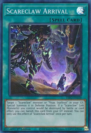 Scareclaw Arrival (DIFO-EN059) - Dimension Force 1st Edition - Premium Yugioh Single from Konami - Just $0.25! Shop now at Game Crave Tournament Store