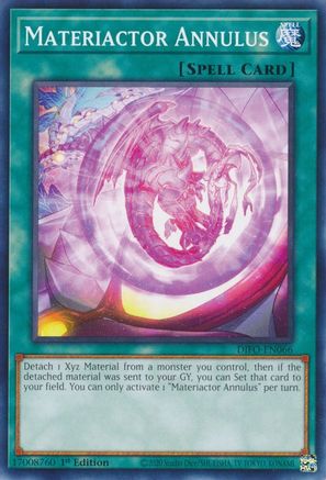 Materiactor Annulus (DIFO-EN066) - Dimension Force 1st Edition - Premium Yugioh Single from Konami - Just $0.25! Shop now at Game Crave Tournament Store
