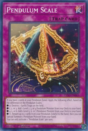 Pendulum Scale (DIFO-EN069) - Dimension Force 1st Edition - Premium Yugioh Single from Konami - Just $0.25! Shop now at Game Crave Tournament Store