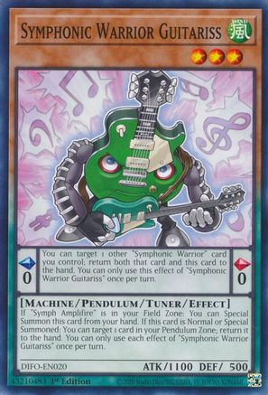 Symphonic Warrior Guitariss (DIFO-EN020) - Dimension Force 1st Edition - Premium Yugioh Single from Konami - Just $0.25! Shop now at Game Crave Tournament Store