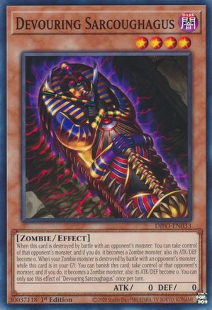 Devouring Sarcoughagus (DIFO-EN033) - Dimension Force 1st Edition - Premium Yugioh Single from Konami - Just $0.25! Shop now at Game Crave Tournament Store