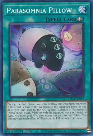 Parasomnia Pillow (DIFO-EN067) - Dimension Force 1st Edition - Premium Yugioh Single from Konami - Just $0.05! Shop now at Game Crave Tournament Store