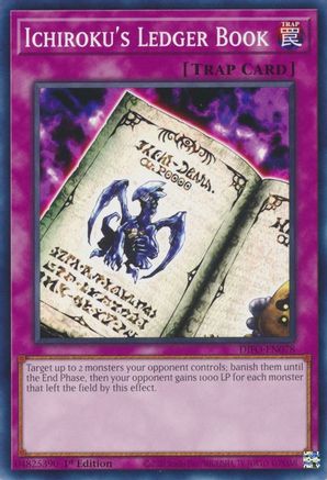 Ichiroku's Ledger Book (DIFO-EN078) - Dimension Force 1st Edition - Premium Yugioh Single from Konami - Just $0.25! Shop now at Game Crave Tournament Store