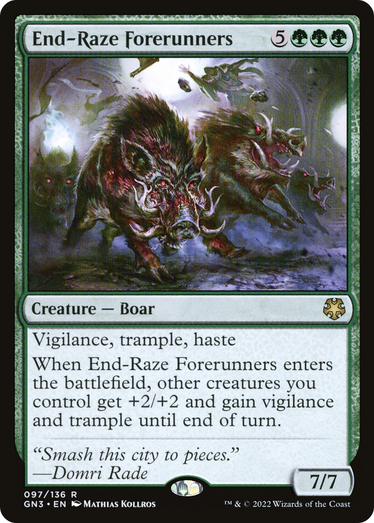 End-Raze Forerunners (GN3-097) - Game Night: Free-for-All - Premium MTG Single from Wizards of the Coast - Just $0.12! Shop now at Game Crave Tournament Store