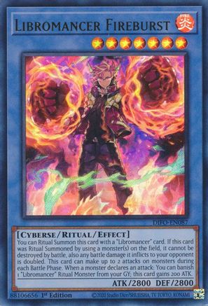 Libromancer Fireburst (DIFO-EN087) - Dimension Force 1st Edition - Premium Yugioh Single from Konami - Just $0.25! Shop now at Game Crave Tournament Store