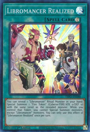 Libromancer Realized (DIFO-EN088) - Dimension Force 1st Edition - Premium Yugioh Single from Konami - Just $0.25! Shop now at Game Crave Tournament Store