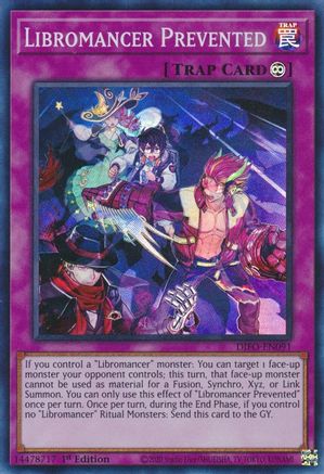 Libromancer Prevented (DIFO-EN091) - Dimension Force 1st Edition - Premium Yugioh Single from Konami - Just $0.25! Shop now at Game Crave Tournament Store