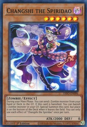 Changshi the Spiridao (DIFO-EN096) - Dimension Force 1st Edition - Premium Yugioh Single from Konami - Just $0.20! Shop now at Game Crave Tournament Store