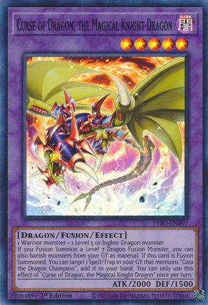Curse of Dragon, the Magical Knight Dragon (DIFO-EN097) - Dimension Force 1st Edition - Premium Yugioh Single from Konami - Just $0.26! Shop now at Game Crave Tournament Store