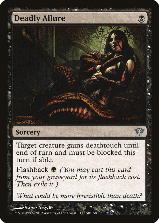 Deadly Allure (DKA-058) - Dark Ascension - Premium MTG Single from Wizards of the Coast - Just $0.08! Shop now at Game Crave Tournament Store