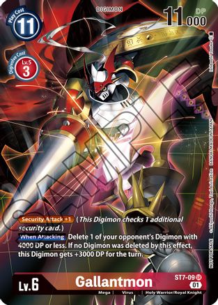 Gallantmon (Tamer's Card Set 1) (ST7-09) - Starter Deck 07: Gallantmon Foil - Premium Digimon Single from Bandai - Just $2.15! Shop now at Game Crave Tournament Store