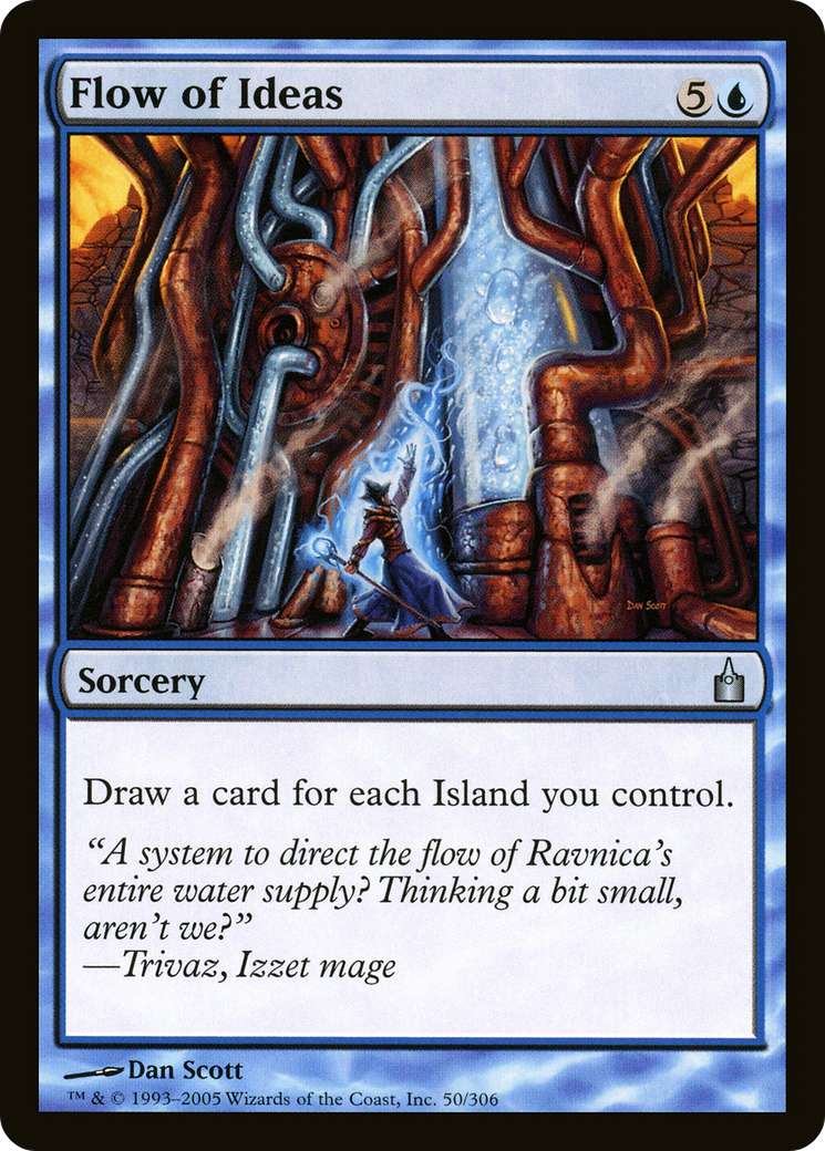Flow of Ideas (RAV-050) - Ravnica: City of Guilds - Premium MTG Single from Wizards of the Coast - Just $0.08! Shop now at Game Crave Tournament Store