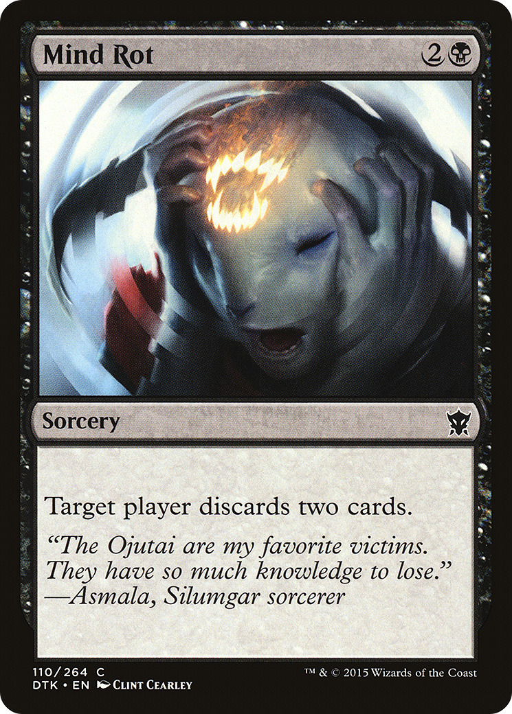 Mind Rot (DTK-110) - Dragons of Tarkir Foil - Premium MTG Single from Wizards of the Coast - Just $0.08! Shop now at Game Crave Tournament Store