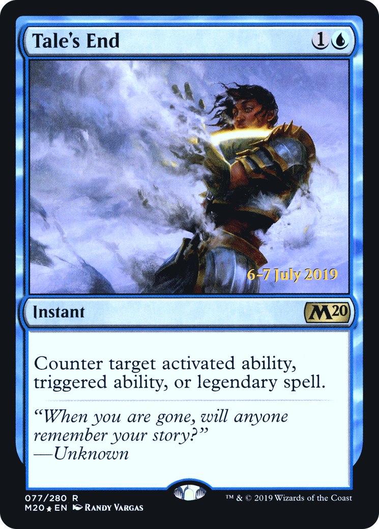 Tale's End (PM20-77S) - Core Set 2020 Promos Foil - Premium MTG Single from Wizards of the Coast - Just $1.65! Shop now at Game Crave Tournament Store