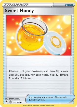 Sweet Honey 153/189 - Astral Radiance Reverse Holofoil - Premium Pokemon Single from Nintendo - Just $0.25! Shop now at Game Crave Tournament Store