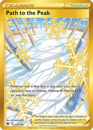 Path to the Peak 213/189 - Astral Radiance Holofoil - Premium Pokemon Single from Nintendo - Just $3.33! Shop now at Game Crave Tournament Store