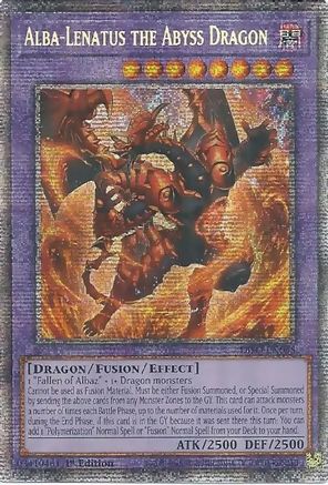 Alba-Lenatus the Abyss Dragon (Starlight Rare) (DIFO-EN035) - Dimension Force 1st Edition - Premium Yugioh Single from Konami - Just $41.07! Shop now at Game Crave Tournament Store