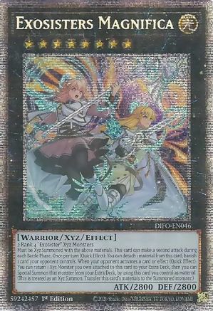 Exosisters Magnifica (Starlight Rare) (DIFO-EN046) - Dimension Force 1st Edition - Premium Yugioh Single from Konami - Just $35.18! Shop now at Game Crave Tournament Store
