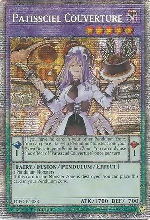 Patissciel Couverture (Starlight Rare) (DIFO-EN083) - Dimension Force 1st Edition - Premium Yugioh Single from Konami - Just $25.10! Shop now at Game Crave Tournament Store